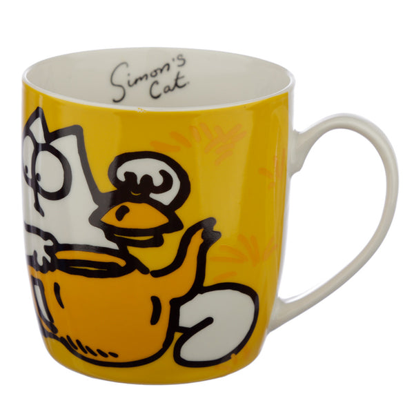 Collectable Porcelain Mug - Orange Simon's Cat