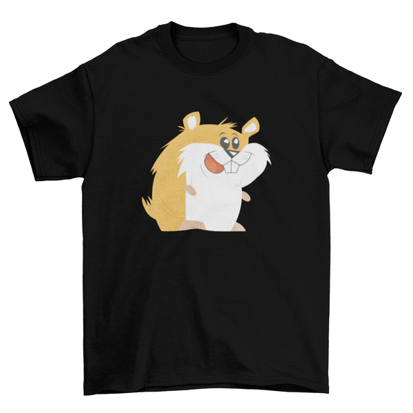 Cartoon Hamster T-Shirt Design