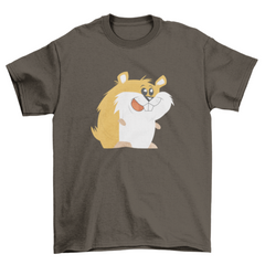 Cartoon Hamster T-Shirt Design